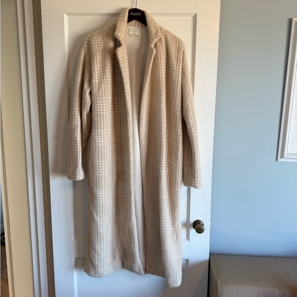 Z Supply Cream Long Coat